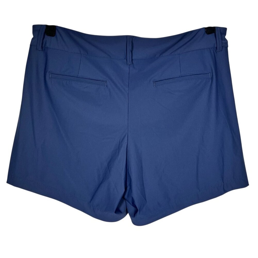 Spanx Women’s Sunshine Navy Relaxed Fit Quick Drying Athletic Shorts Size 1X - Picture 2 of 9
